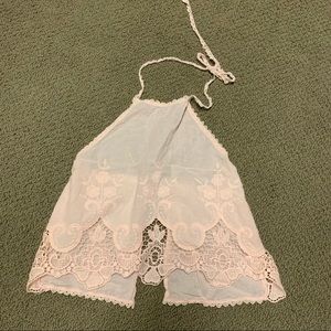 Light pink Tobi halter top